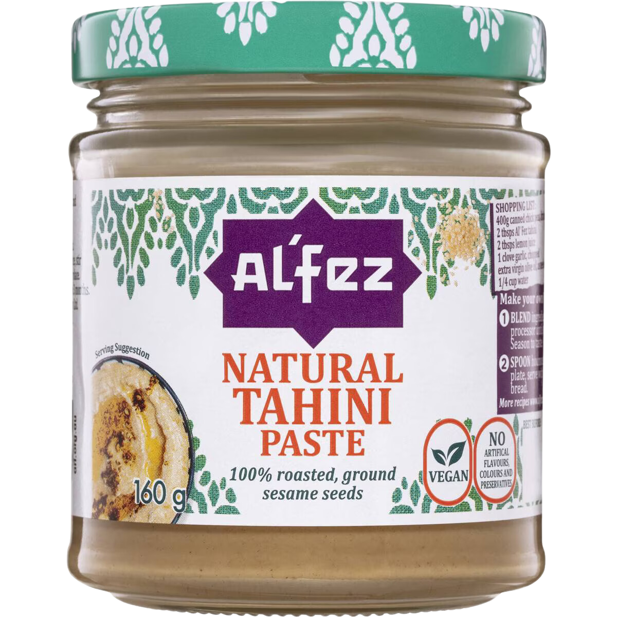 Al’Fez Natural Tahini Paste 160g