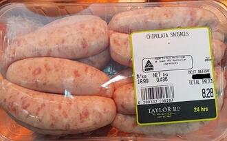 Taylor Rd IGA Pork Chipolatas